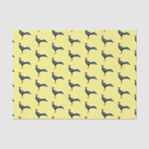 Siamese fireback bird cartoon illustration tissue paper