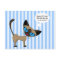Siamese - Happy Birthday Cat Years - Postcard