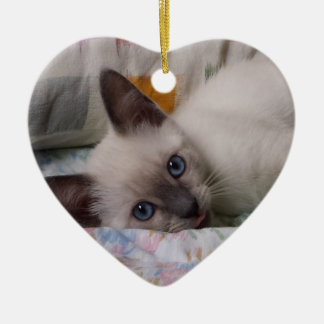 Siamese Kitten Ornament