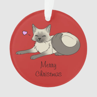 Siamese Kitty Ornament