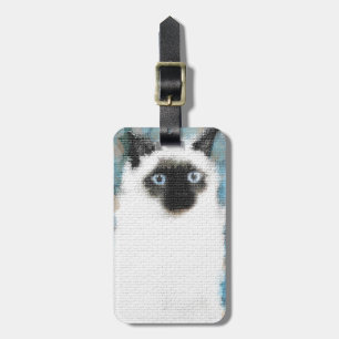 Siamese Luggage Tag