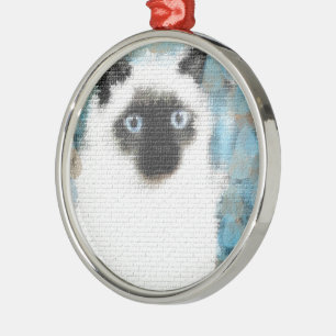 Siamese Metal Tree Decoration