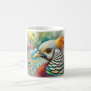 Siamese Pheasant 230824AREF115 - Watercolor Coffee Mug