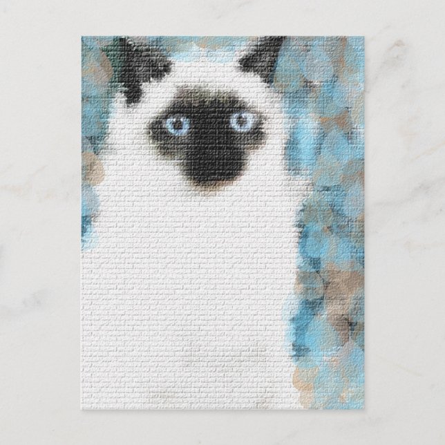 Siamese Postcard (Front)