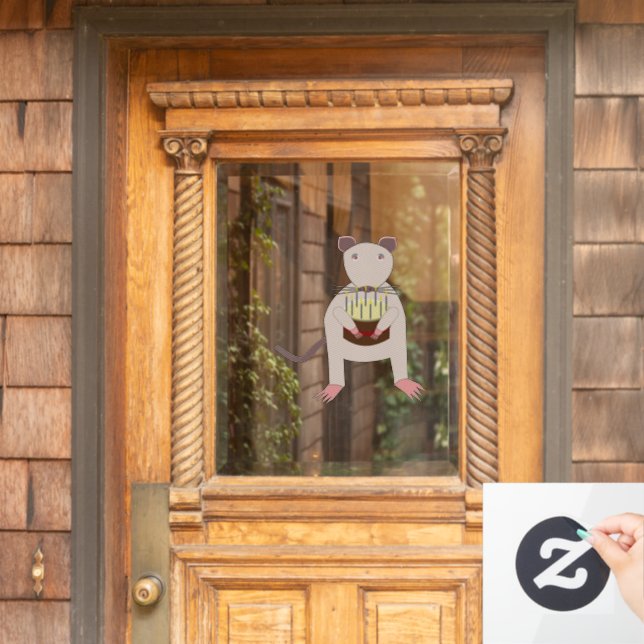 Siamese Rat with Birthday Cake (Home Door)