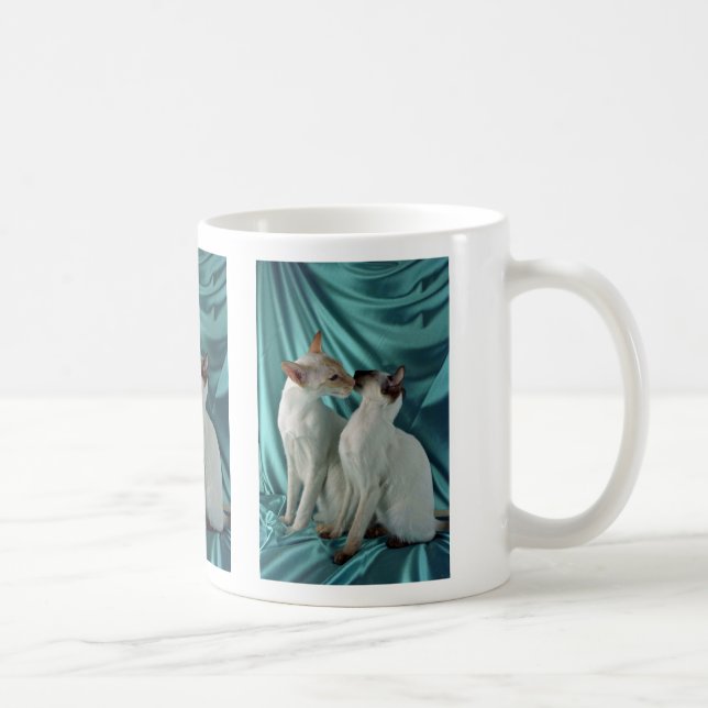 Siamese, red point & seal point coffee mug (Right)