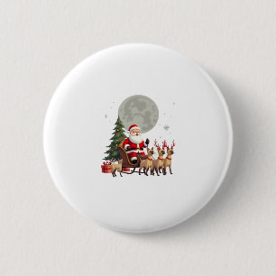 Siamese Reindeer Christmas Siamese Cat Lover Gifts 6 Cm Round Badge