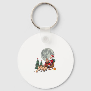 Siamese Reindeer Christmas Siamese Cat Lover Gifts Key Ring