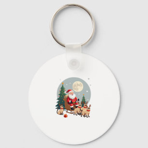 Siamese Reindeer Christmas Siamese Cat Lover Gifts Key Ring