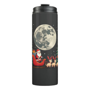 Siamese Reindeer Christmas Siamese Cat Lover Gifts Thermal Tumbler