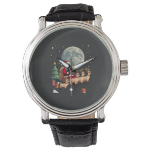 Siamese Reindeer Christmas Siamese Cat Lover Gifts Watch