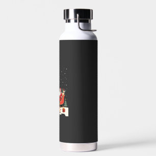 Siamese Reindeer Christmas Siamese Cat Lover Gifts Water Bottle