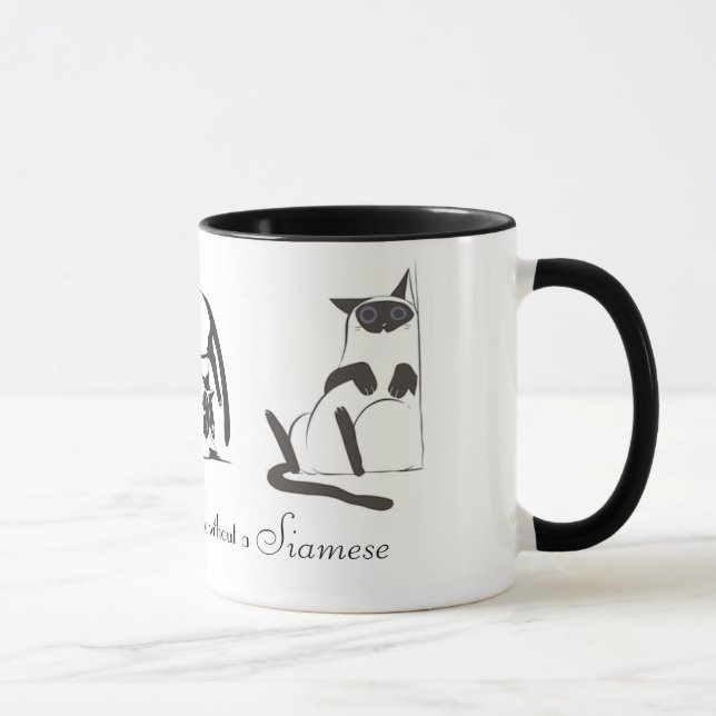 Siamese Ringer Mug (Right)