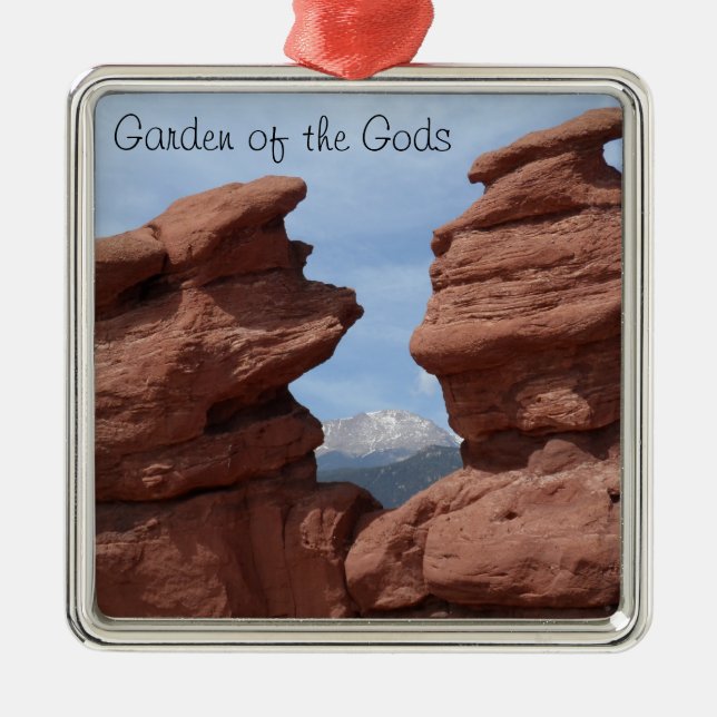 Siamese Twins- Garden of the Gods Metal Ornament (Front)