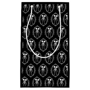 Siamese Twins Skeleton Goth Small Gift Bag