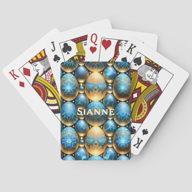 SIANNE ~ EASTER GIFT EGGS ~ PLAYING CARDS (Back)