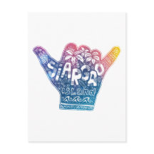 Siargao island surfing shaka hand