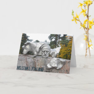Sibelius monument, Helsinki, Finland Card