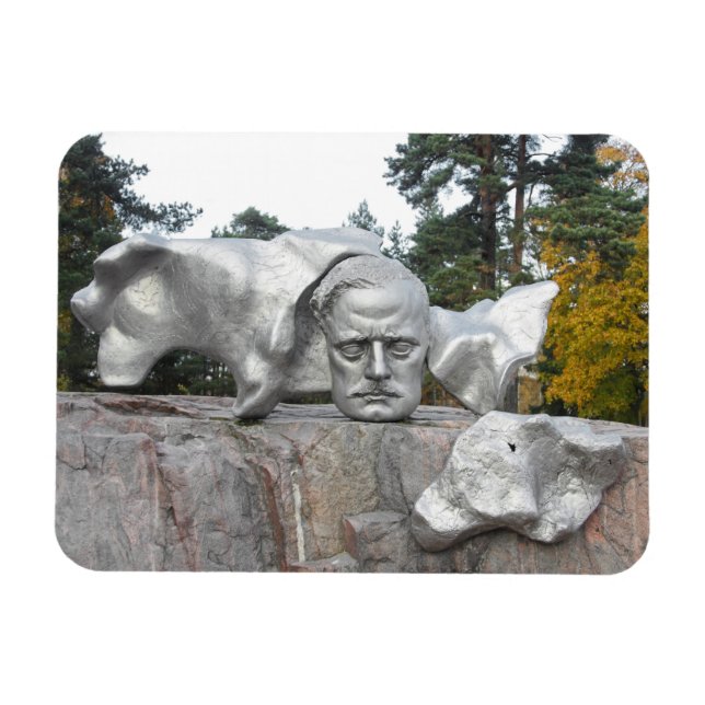 Sibelius monument, Helsinki, Finland Magnet (Horizontal)