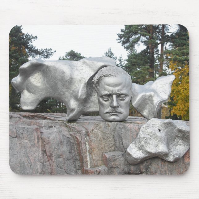 Sibelius monument, Helsinki, Finland Mouse Pad (Front)