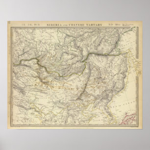 Siberia, Chinese Tartary Poster