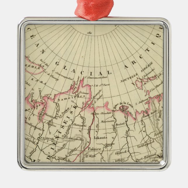 Siberia Metal Tree Decoration (Front)