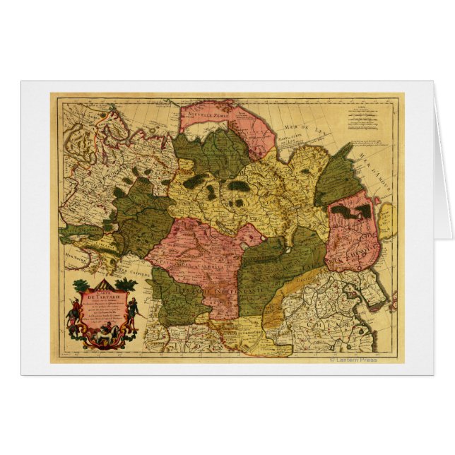 Siberia, RussiaPanoramic MapSiberia, Russia (Front Horizontal)