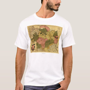 Siberia, RussiaPanoramic MapSiberia, Russia T-Shirt