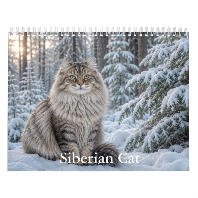 Siberian Cat Calendar  (Cover)