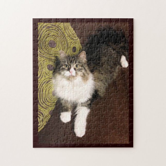 Siberian Cat Jigsaw Puzzle (Vertical)