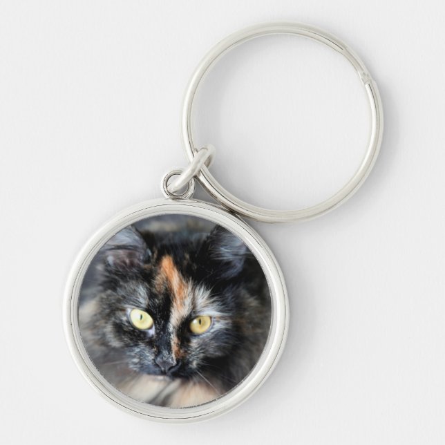Siberian Cat Key Ring (Front)