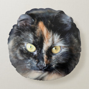 Siberian Cat Round Cushion