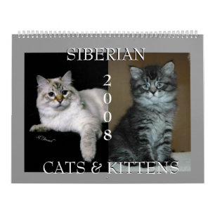 Siberian Cats Calendar 2009