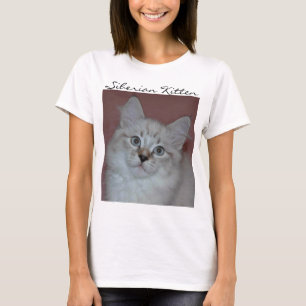 Siberian Colorpoint Kitten on products T-Shirt