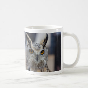Siberian Eagle Owl Close Up Coffee Mug