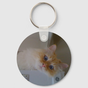 Siberian Forest Cat Key Ring