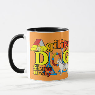 Siberian Husky Agility Mug