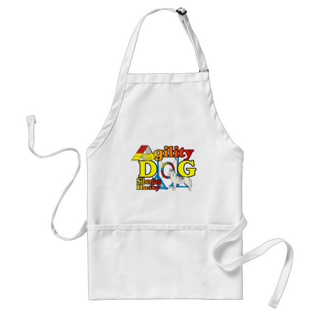 Siberian Husky Agility Standard Apron (Front)