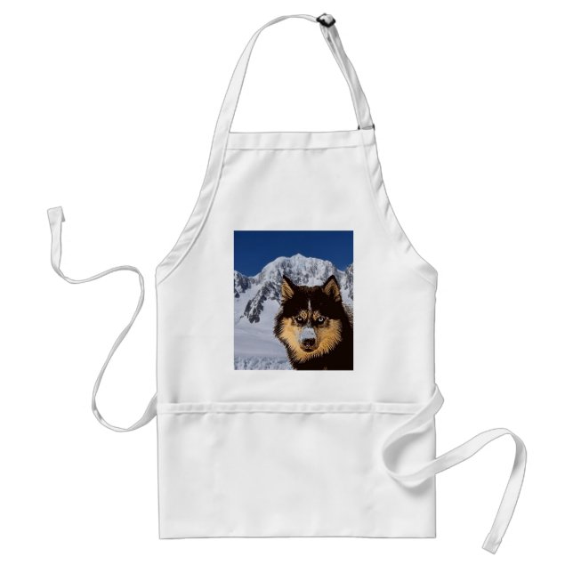 Siberian Husky Apron (Front)