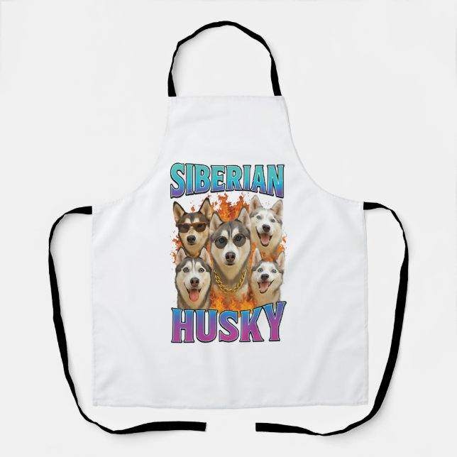 Siberian Husky  Apron (Front)