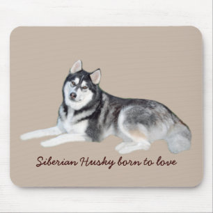Siberian Husky Beautiful Mousepad