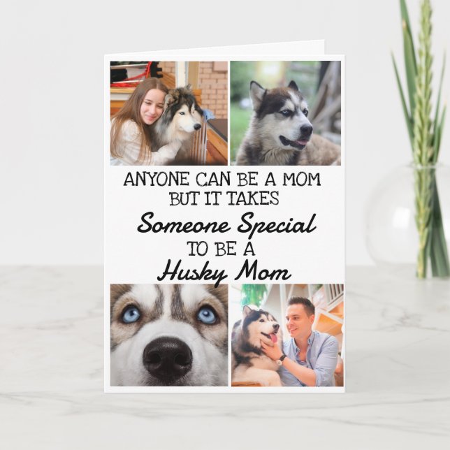 Siberian Husky ...Best Mum Mother's Day Card (Front)