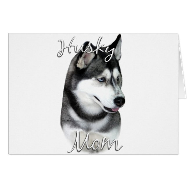 Siberian Husky (blk) Mum 2 (Front Horizontal)