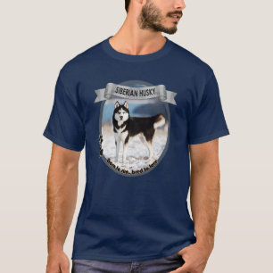 Siberian Husky "Born to Run. Bred to Love" T-Shirt