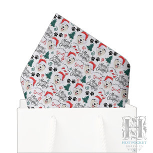 Siberian Husky Christmas Tissue Paper