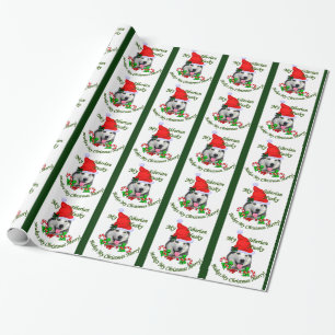Siberian Husky Christmas Wrapping Paper
