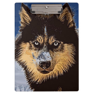 Siberian Husky Clipboard