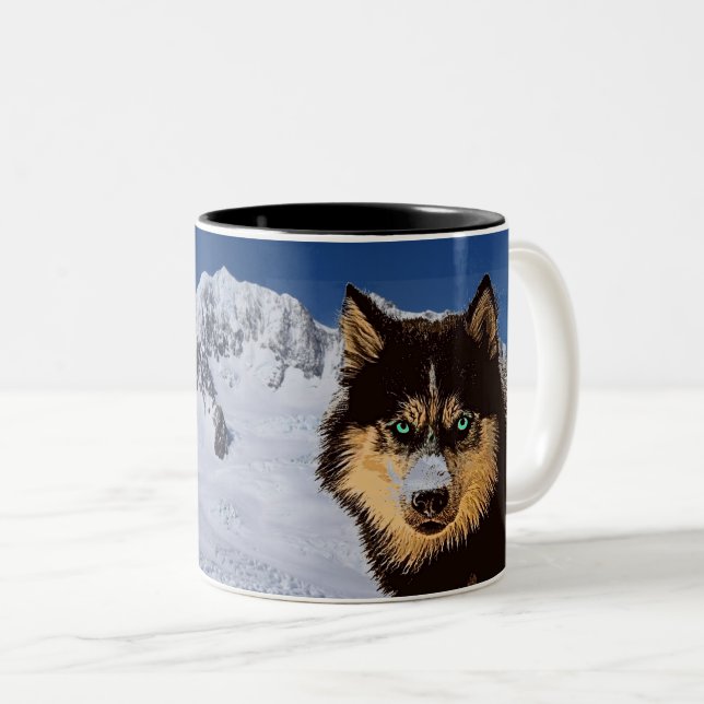 Siberian Husky Coffee Mug (Front Right)
