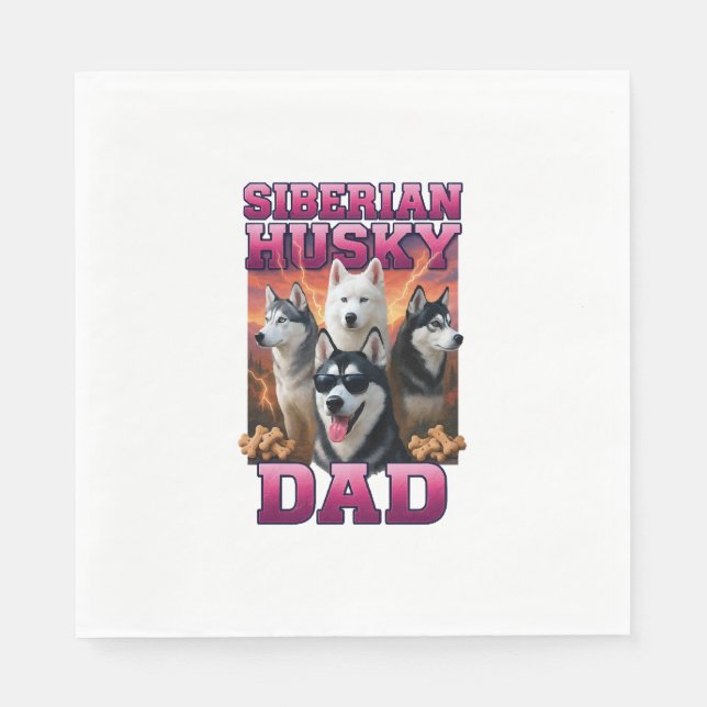 Siberian Husky Copy Copy Copy Napkin (Front)