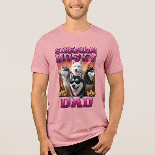 Siberian Husky Copy Copy Copy Tri-Blend Shirt
